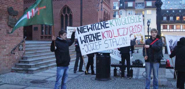 narodowcy,protest,kołobrzeg