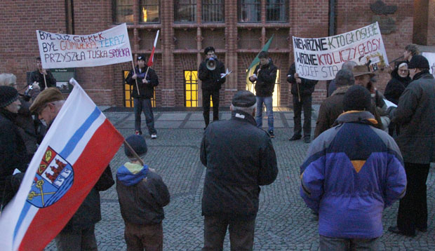 narodowcy,protest,kołobrzeg