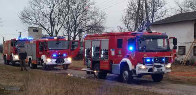 Poranny pożar we Wrzosowie