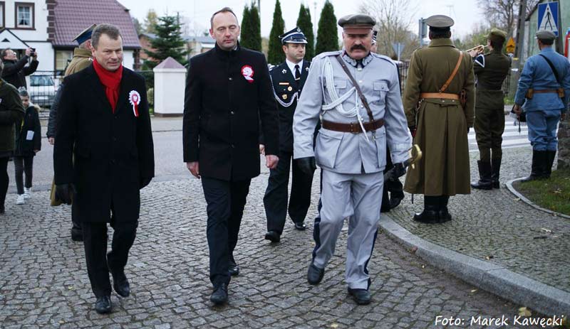 Piłsudski maszerował w Dygowie [foto, video]